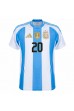 Fotbalové Dres Argentina Alexis Mac Allister #20 Domácí Oblečení Copa America 2024 Krátký Rukáv